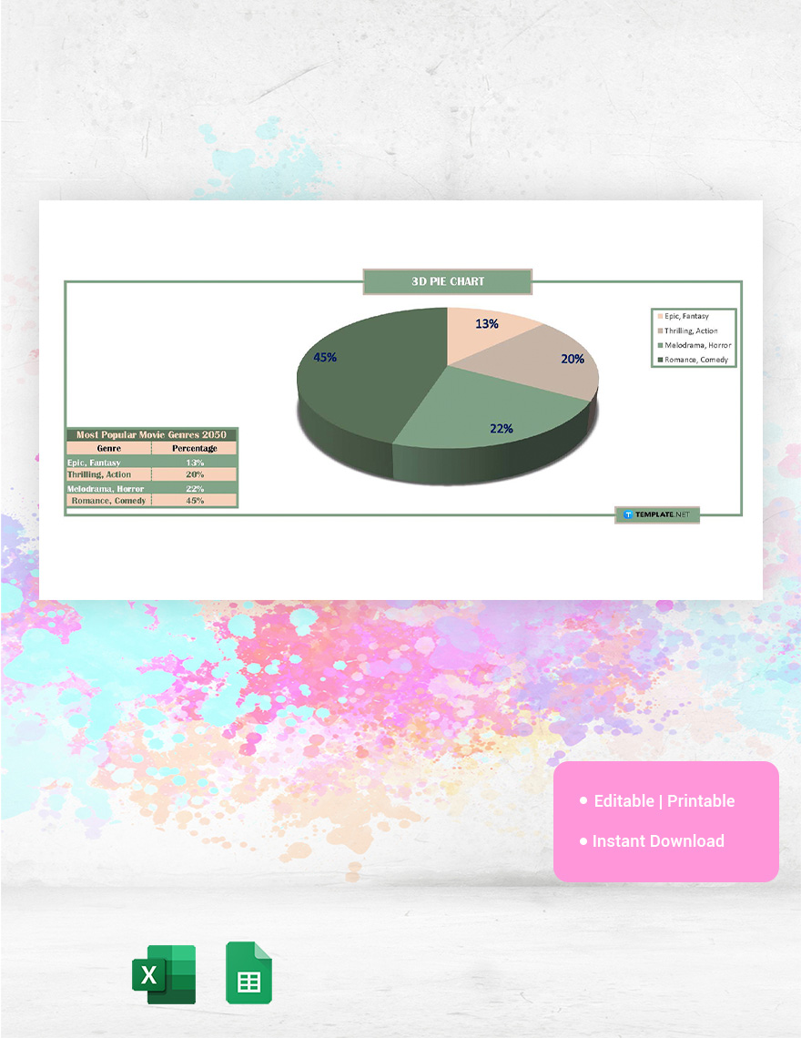 Make 3d Pie Chart