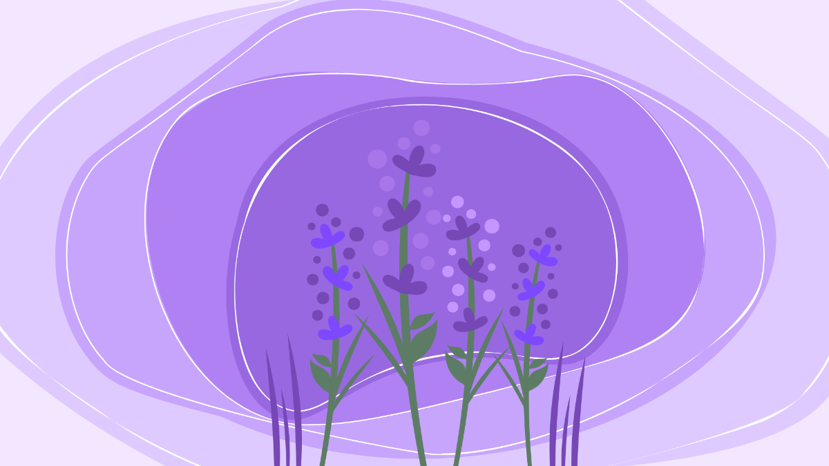 Pastel Lavender Background Template
