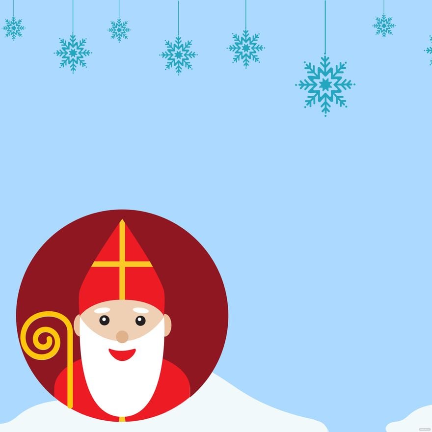 Happy Saint Nicholas Day Background