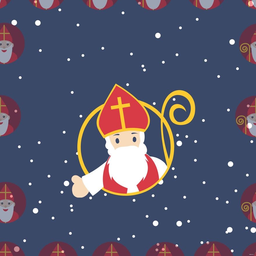 Free Saint Nicholas Day iPhone Background