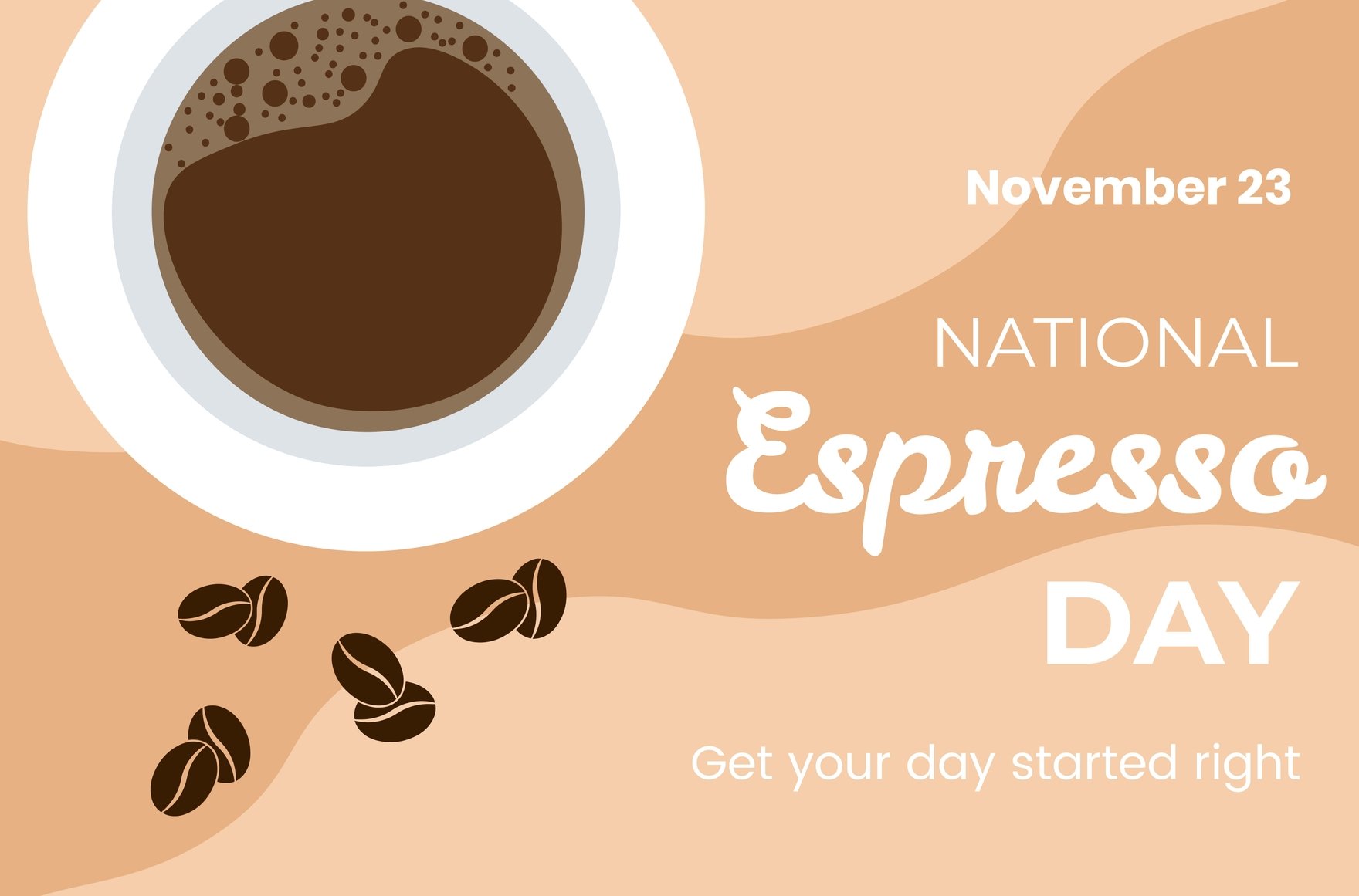 National Espresso Day Banner