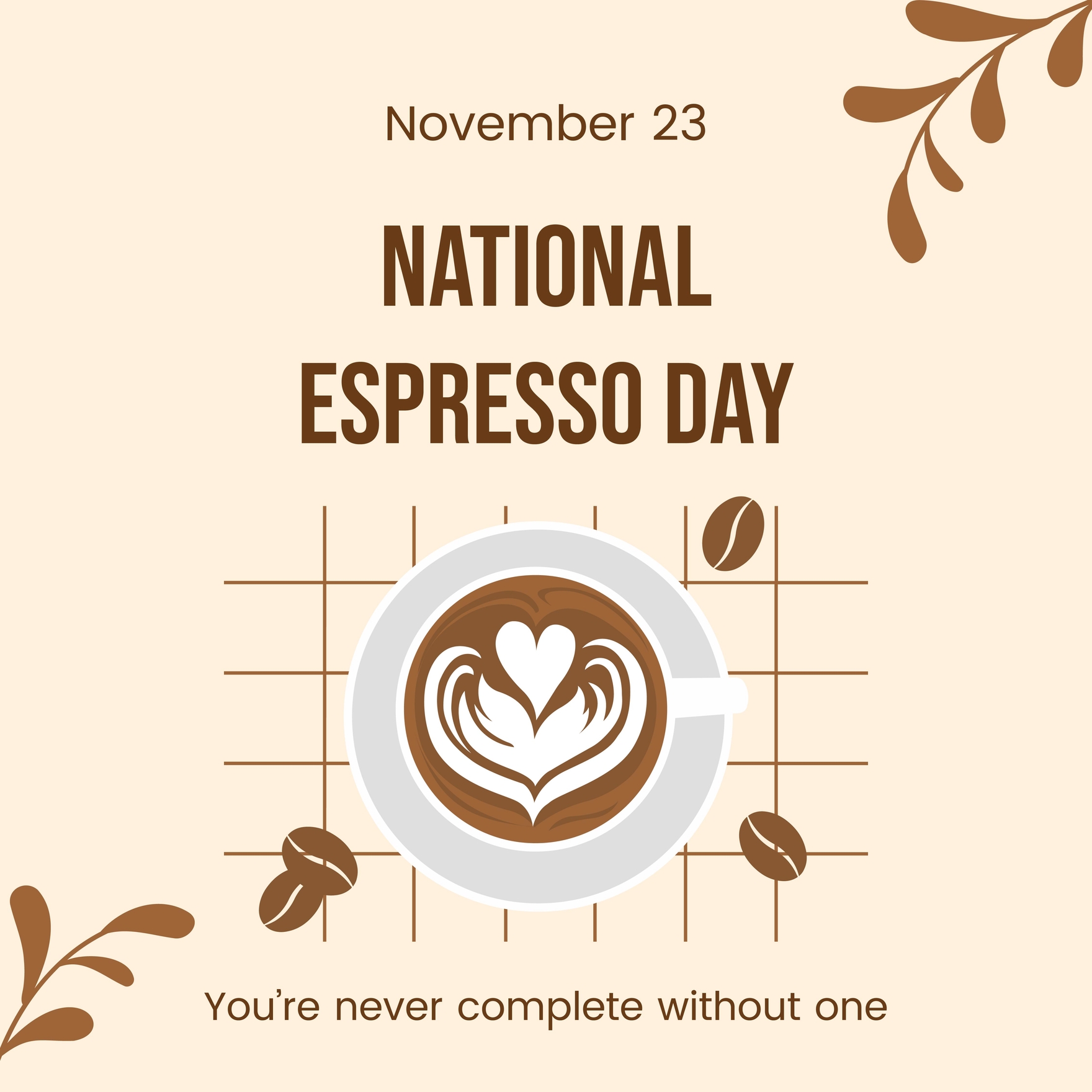 FREE National Espresso Day Banner Template Download in Illustrator