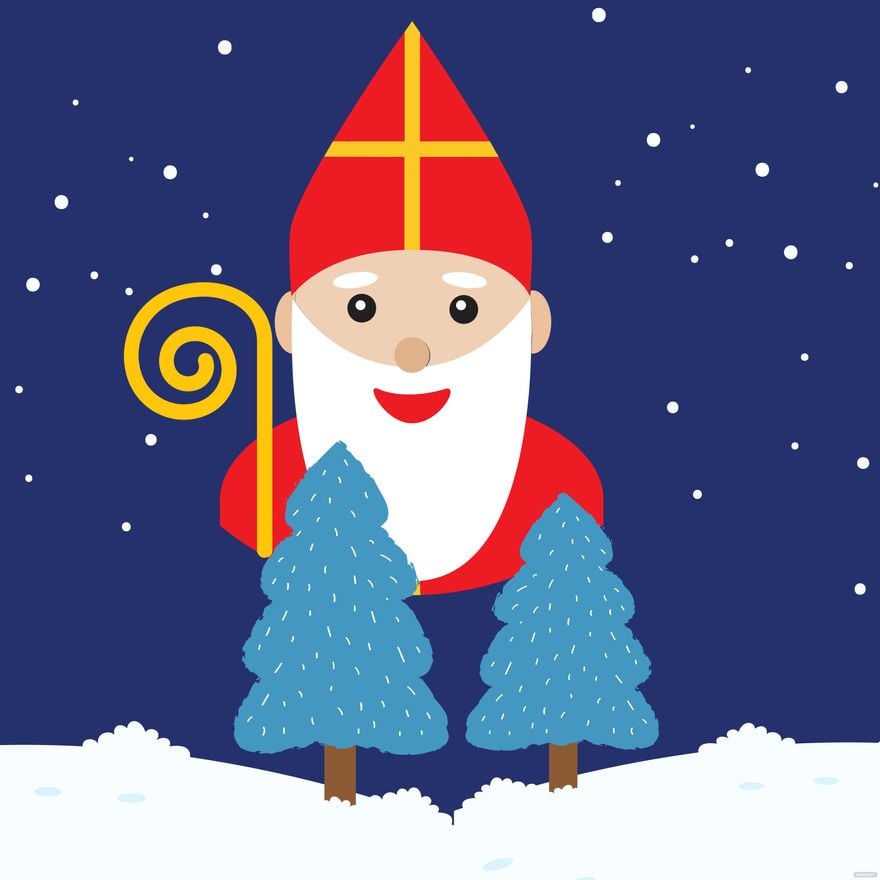 Saint Nicholas Day Vector Background