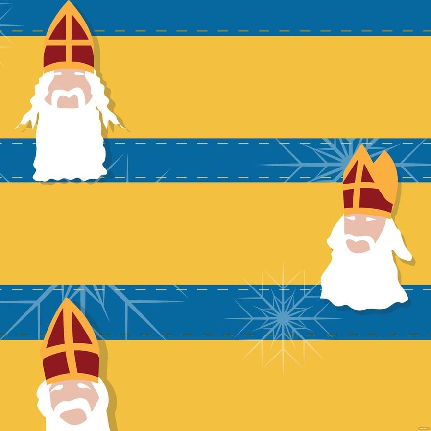 Free Saint Nicholas Day Banner Background