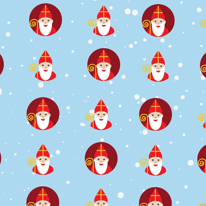 Free Saint Nicholas Day Design Background
