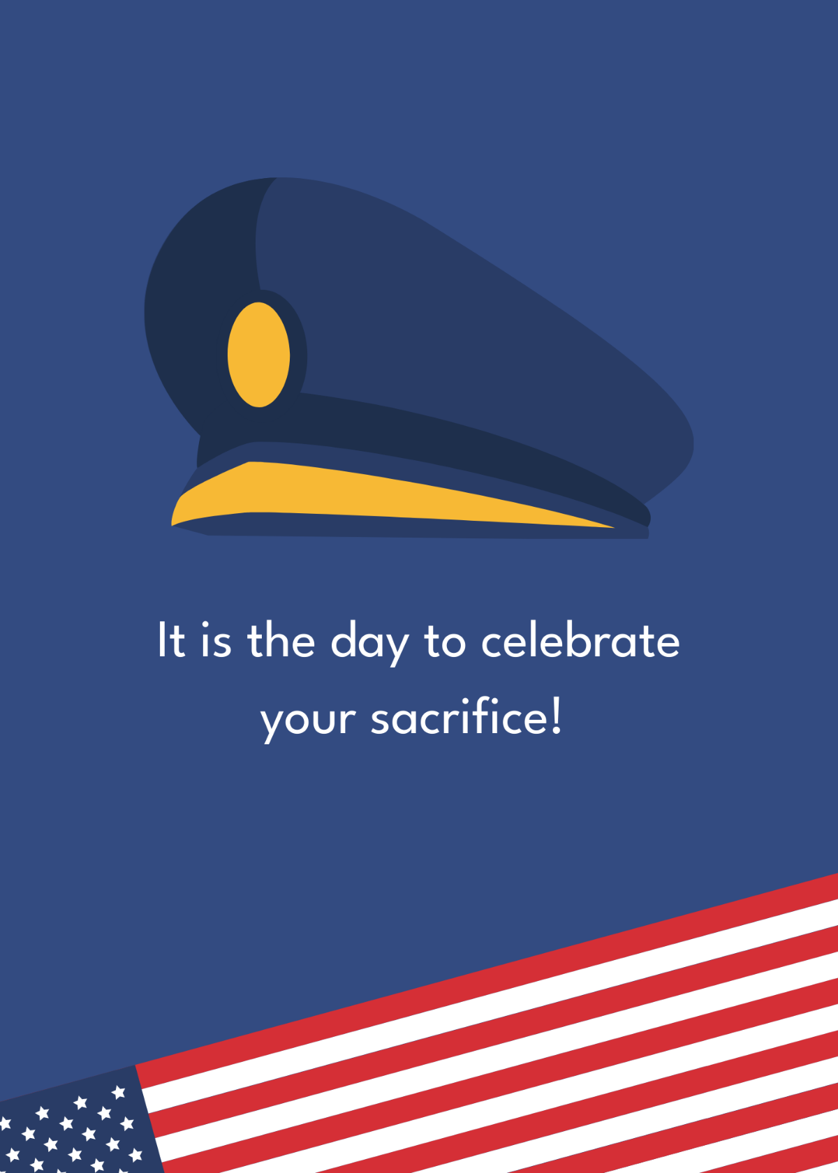 Veterans Day Wishes For Friend Template