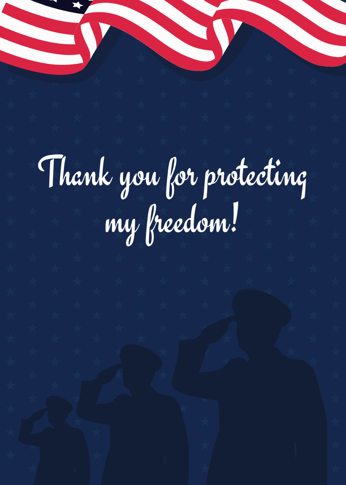 Free Veterans Day Best Wishes Template
