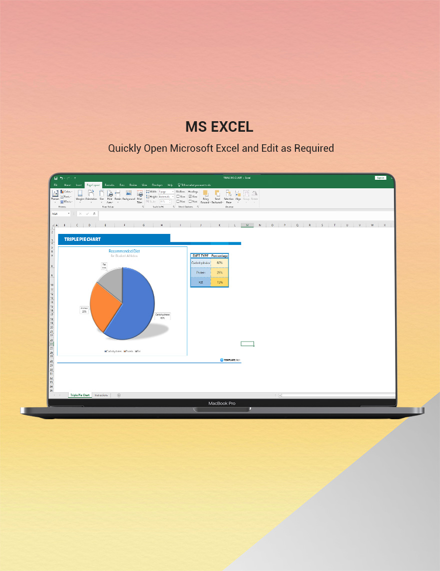 TRIPLE PIE CHART - Google Sheets, Excel | Template.net