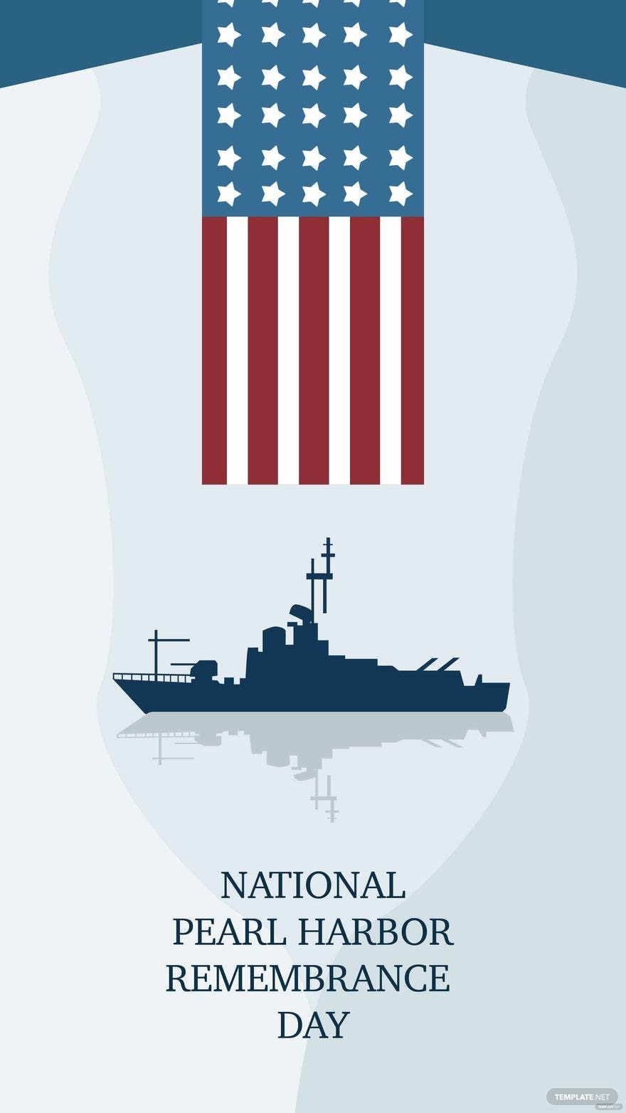 National Pearl Harbor Remembrance Day Wallpaper Background - EPS,  Illustrator, JPG, PSD, PNG, PDF, SVG 