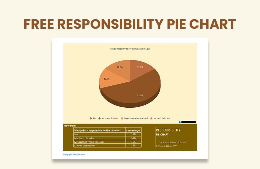 Free Responsibility Pie Chart - Google Sheets, Excel | Template.net