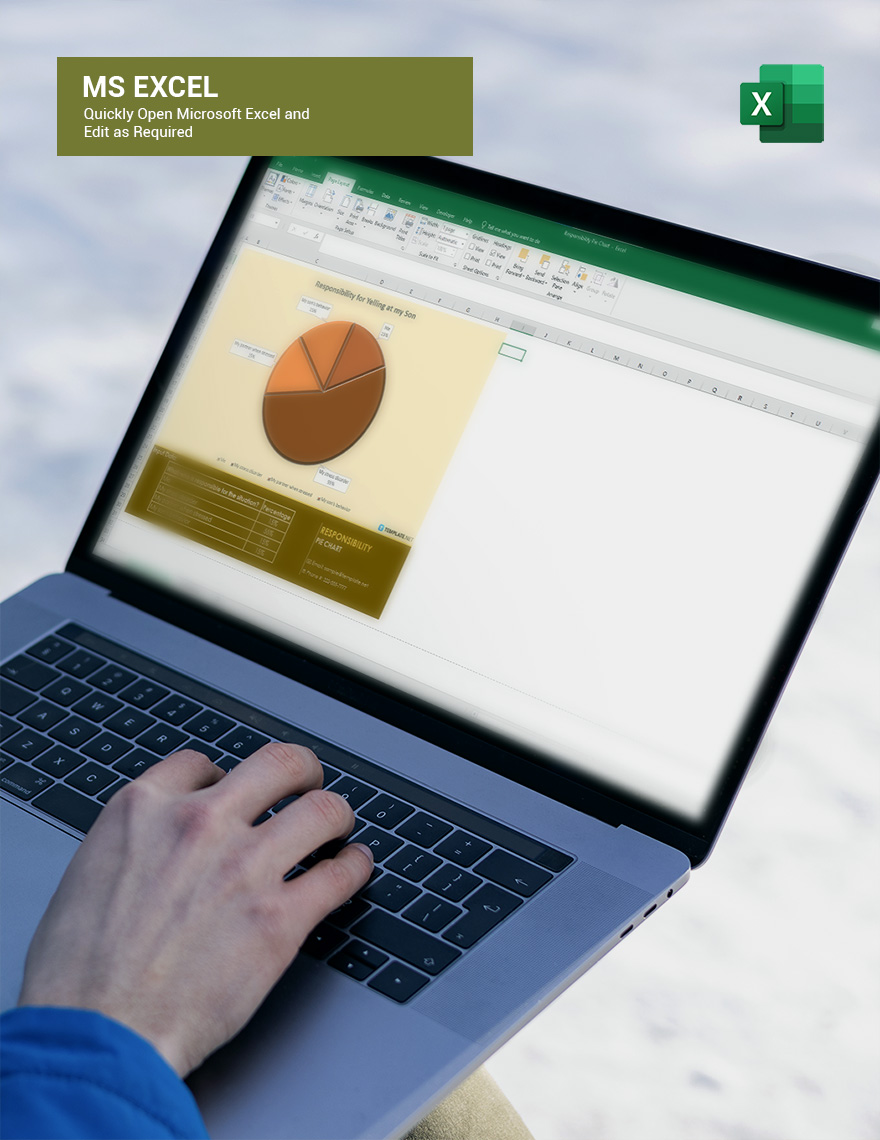 Responsibility Pie Chart Google Sheets, Excel