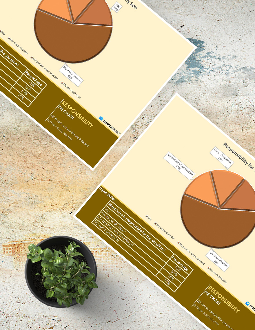 Responsibility Pie Chart - Google Sheets, Excel | Template.net