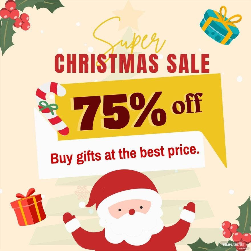 Free Christmas Promotion Vector
