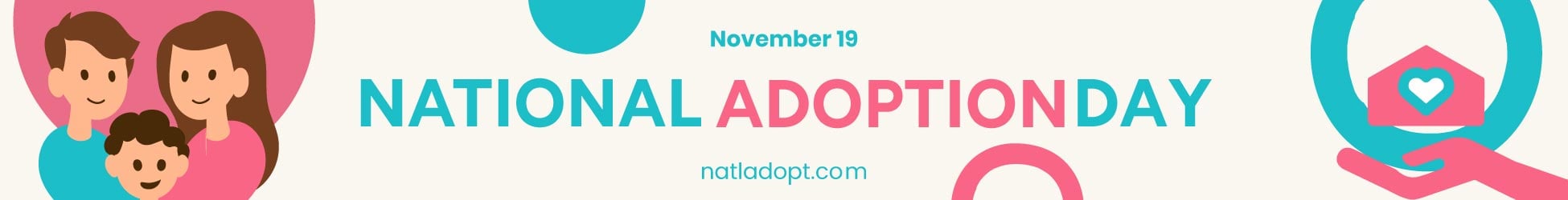National Adoption Day Banners