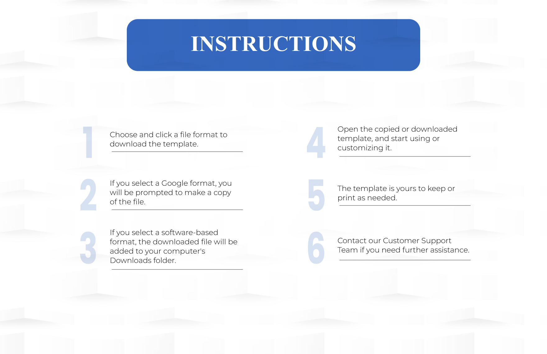 Blue July 2025 Calendar Template
