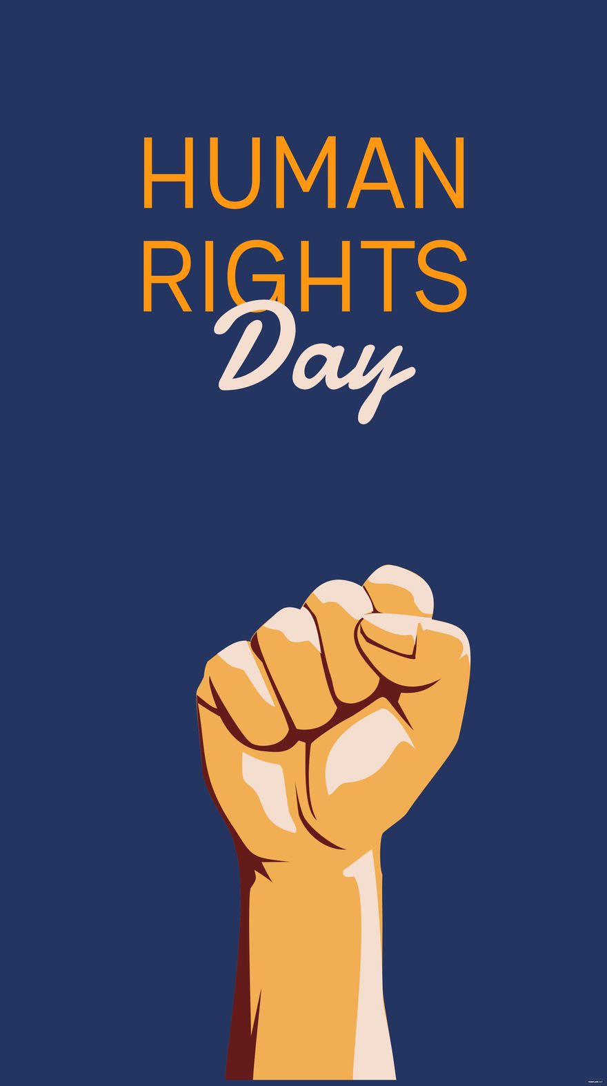 Human Rights Day iPhone Background in PDF, Illustrator, PSD, EPS, SVG, JPG, PNG