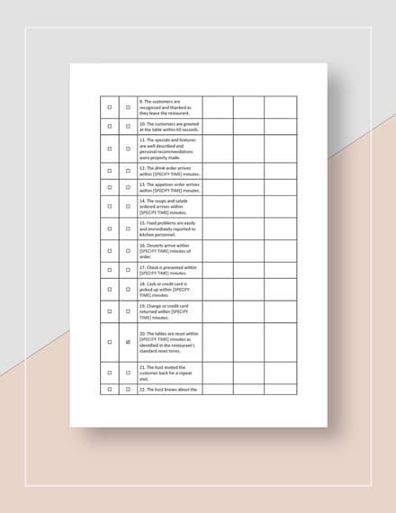 checklist template for mac word