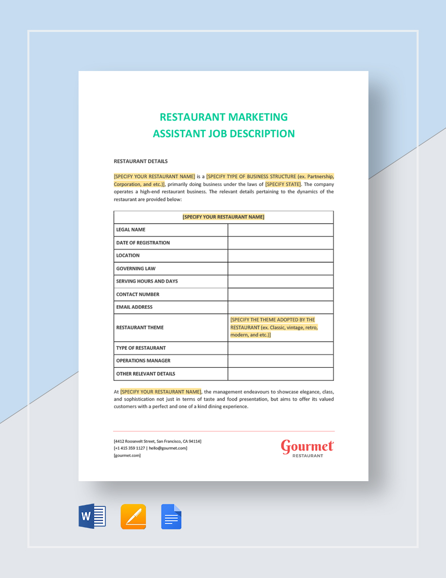 free-restaurant-marketing-assistant-job-description-template-google