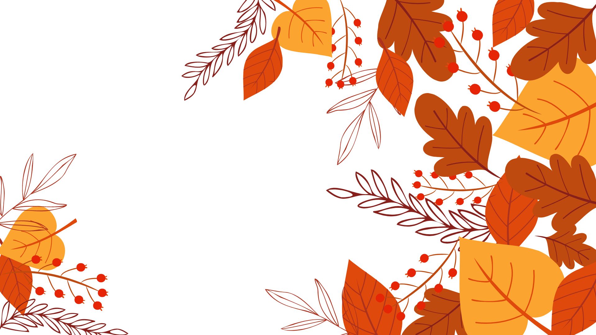 Fall Leaf White Background