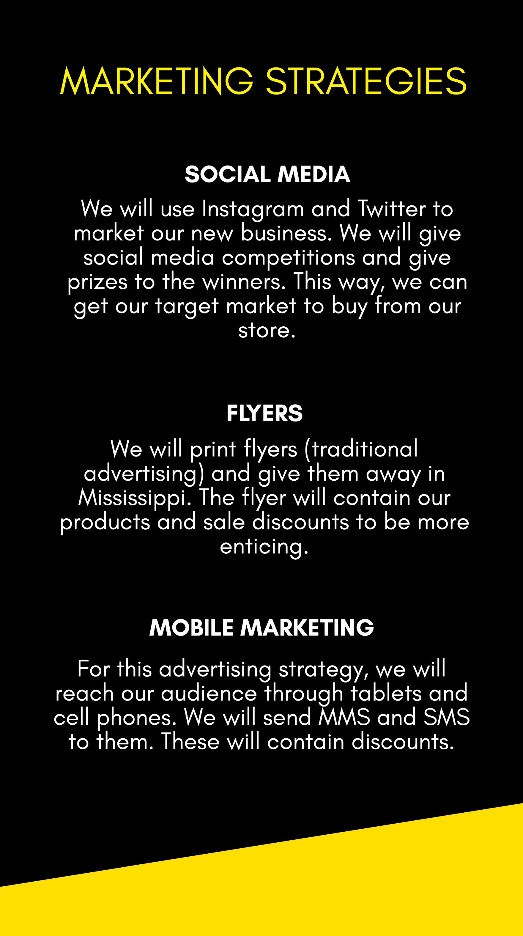Business Plan Mobile Presentation