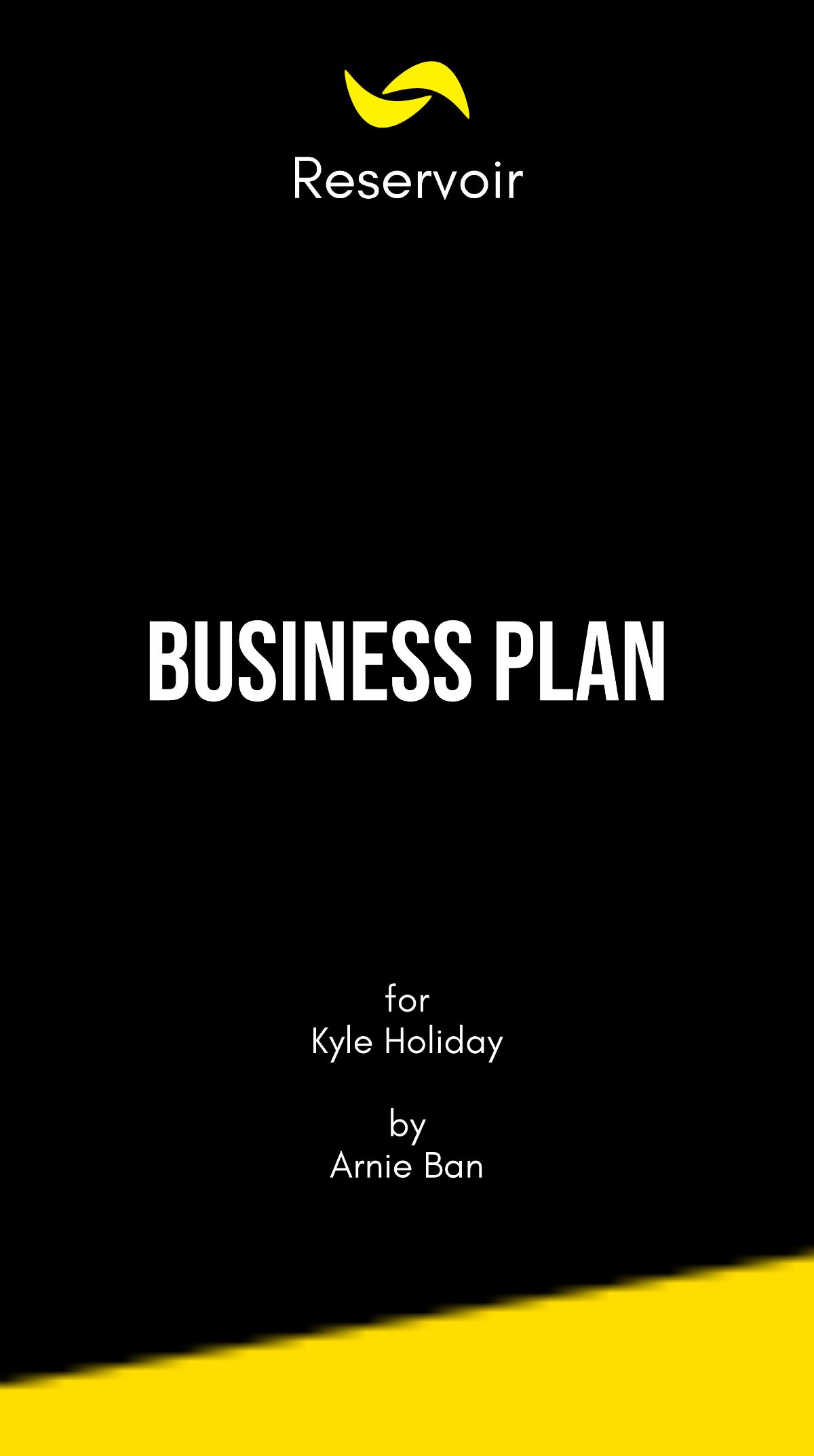 Business Plan Mobile Presentation Template