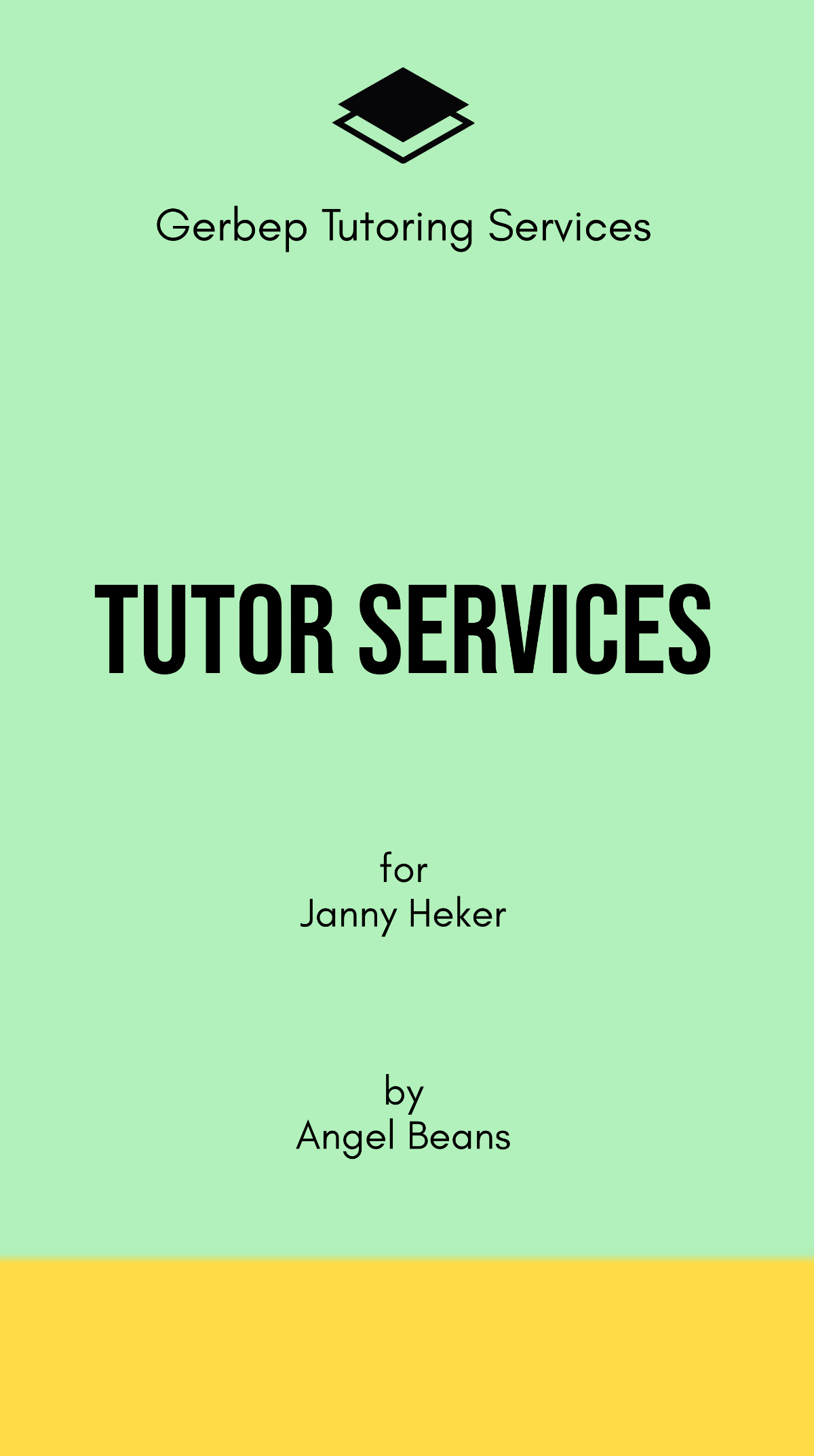Free Tutor Services Mobile Presentation Template