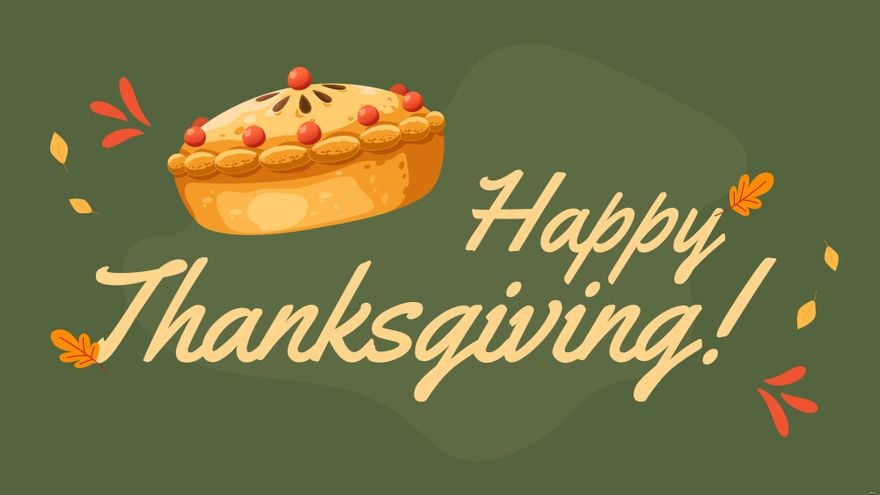 Free Thanksgiving Day Aesthetic Background in PDF, Illustrator, PSD, EPS, SVG, JPG, PNG