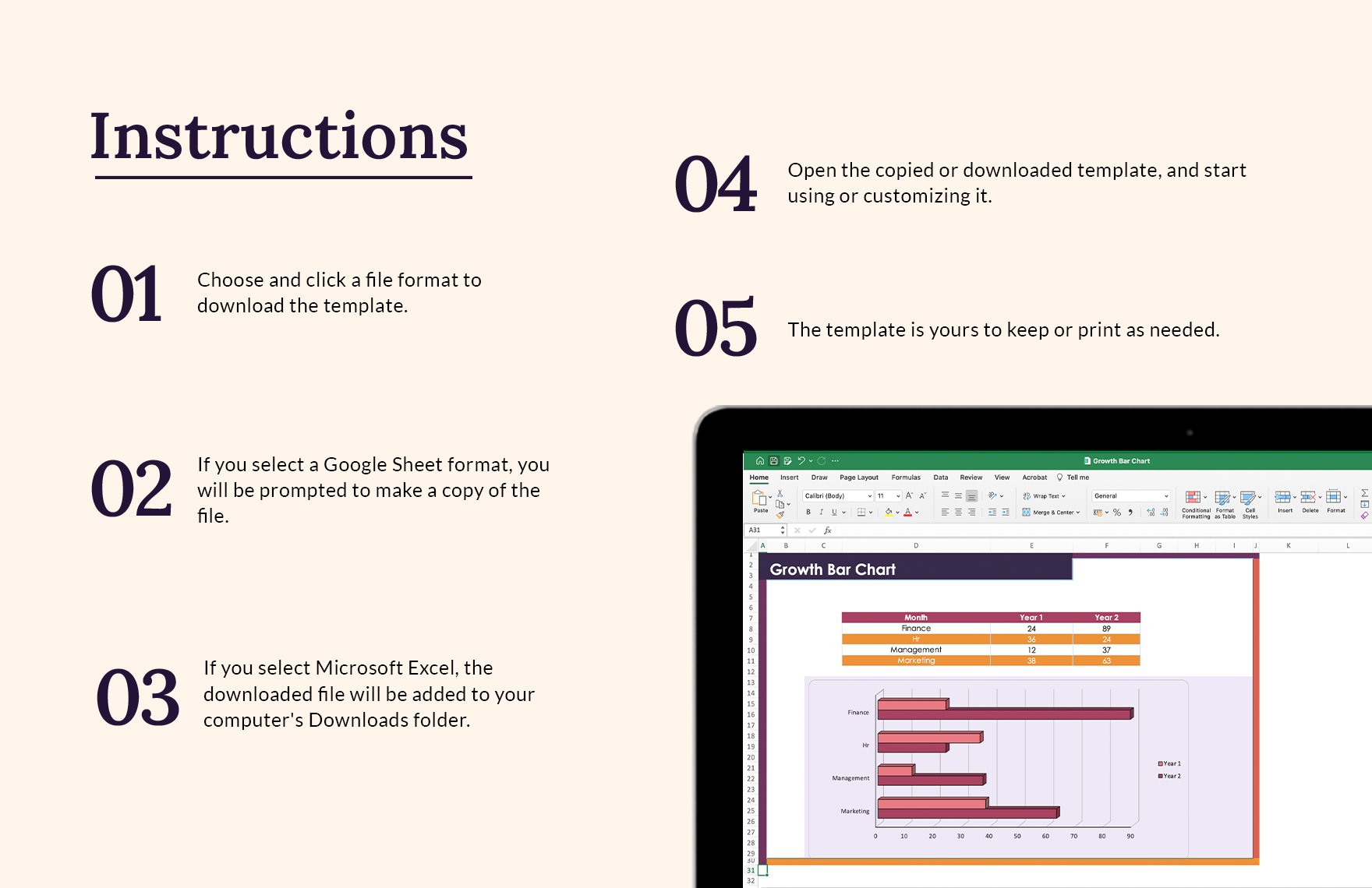 Growth Bar Chart