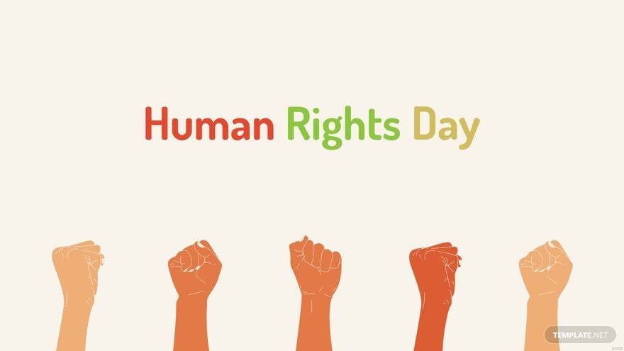 Human Rights Day Vector Background