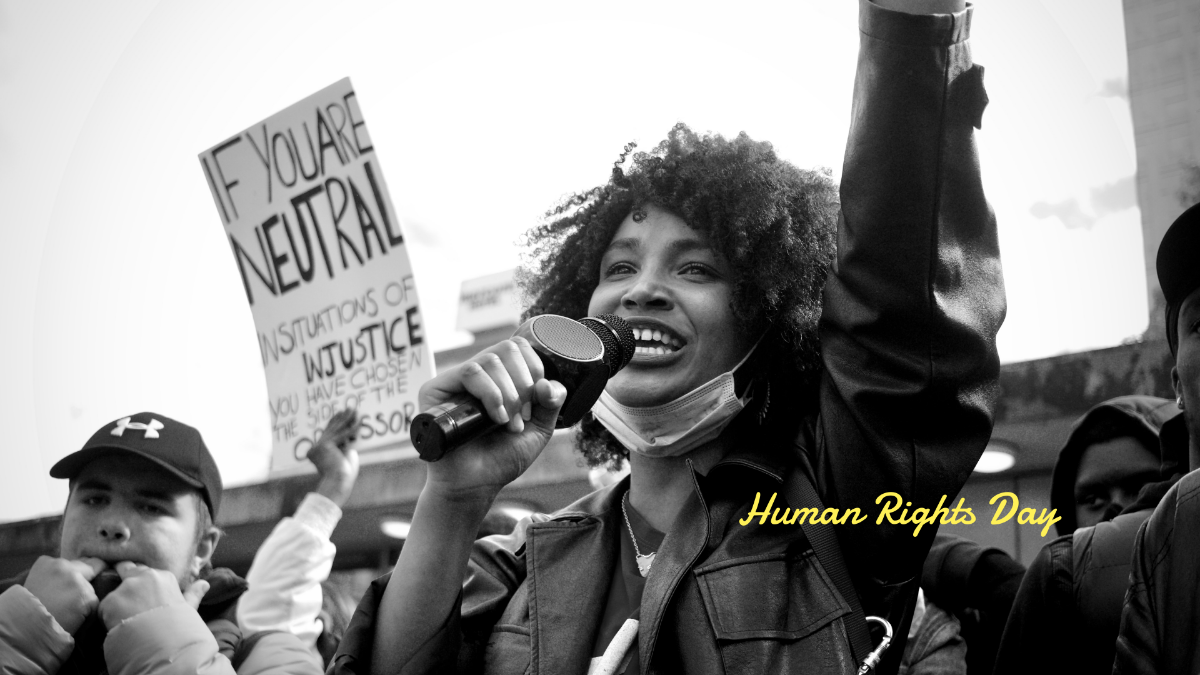 Free Human Rights Day Image Background Template
