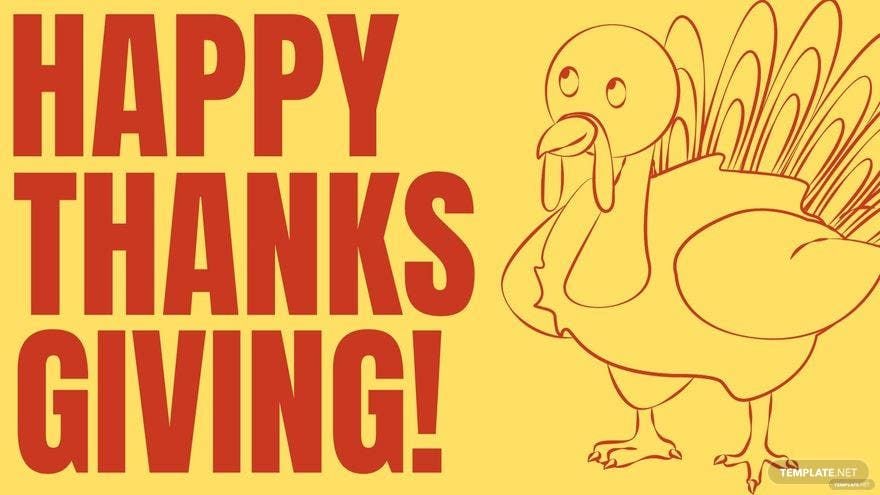 Thanksgiving Day Yellow Background