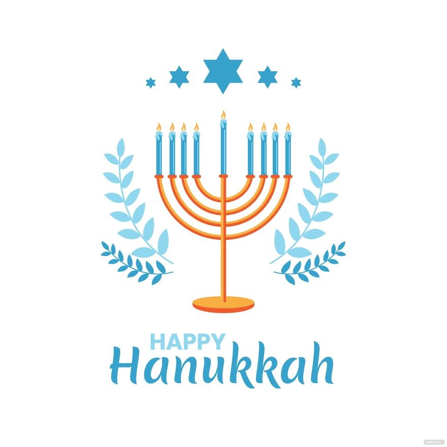 Hanukkah Clipart Vector in Illustrator, PSD, EPS, SVG, JPG, PNG