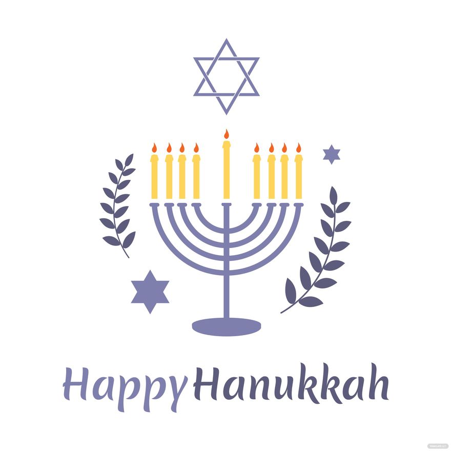 Free Hanukkah Day Vector in Illustrator, PSD, EPS, SVG, JPG, PNG