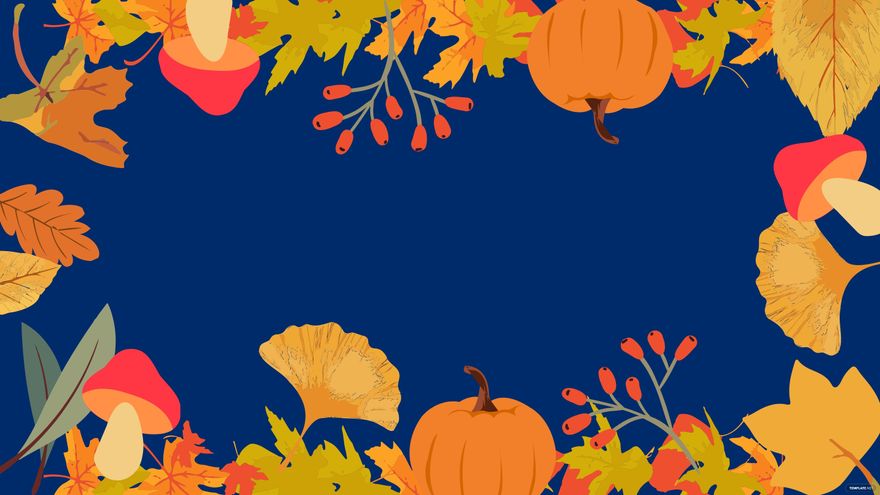Free Navy Fall Background in Illustrator, EPS, SVG, JPG, PNG