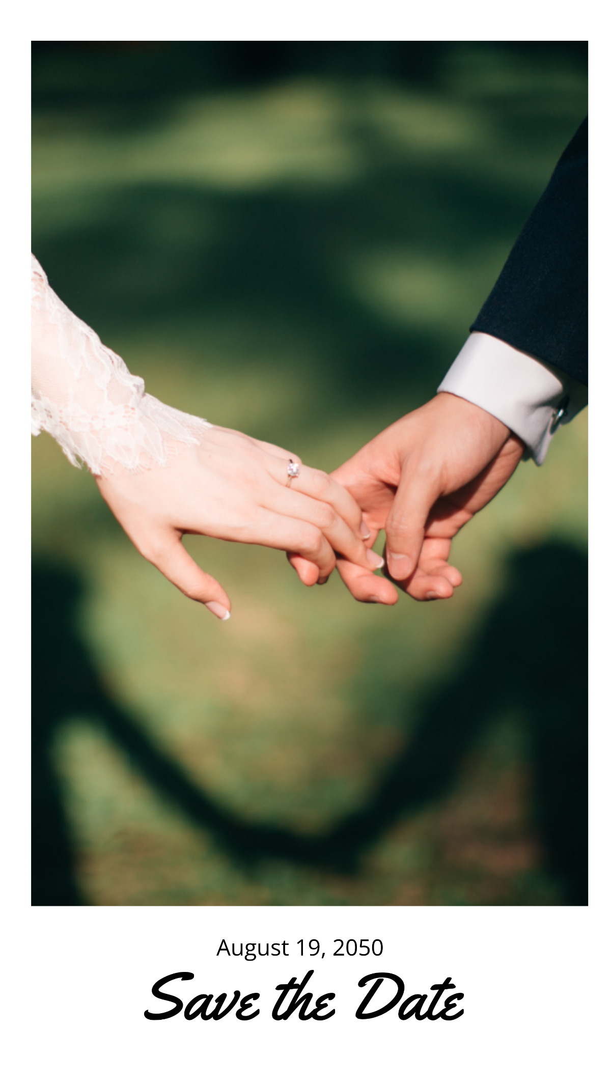 Polaroid Wedding Invitation Template