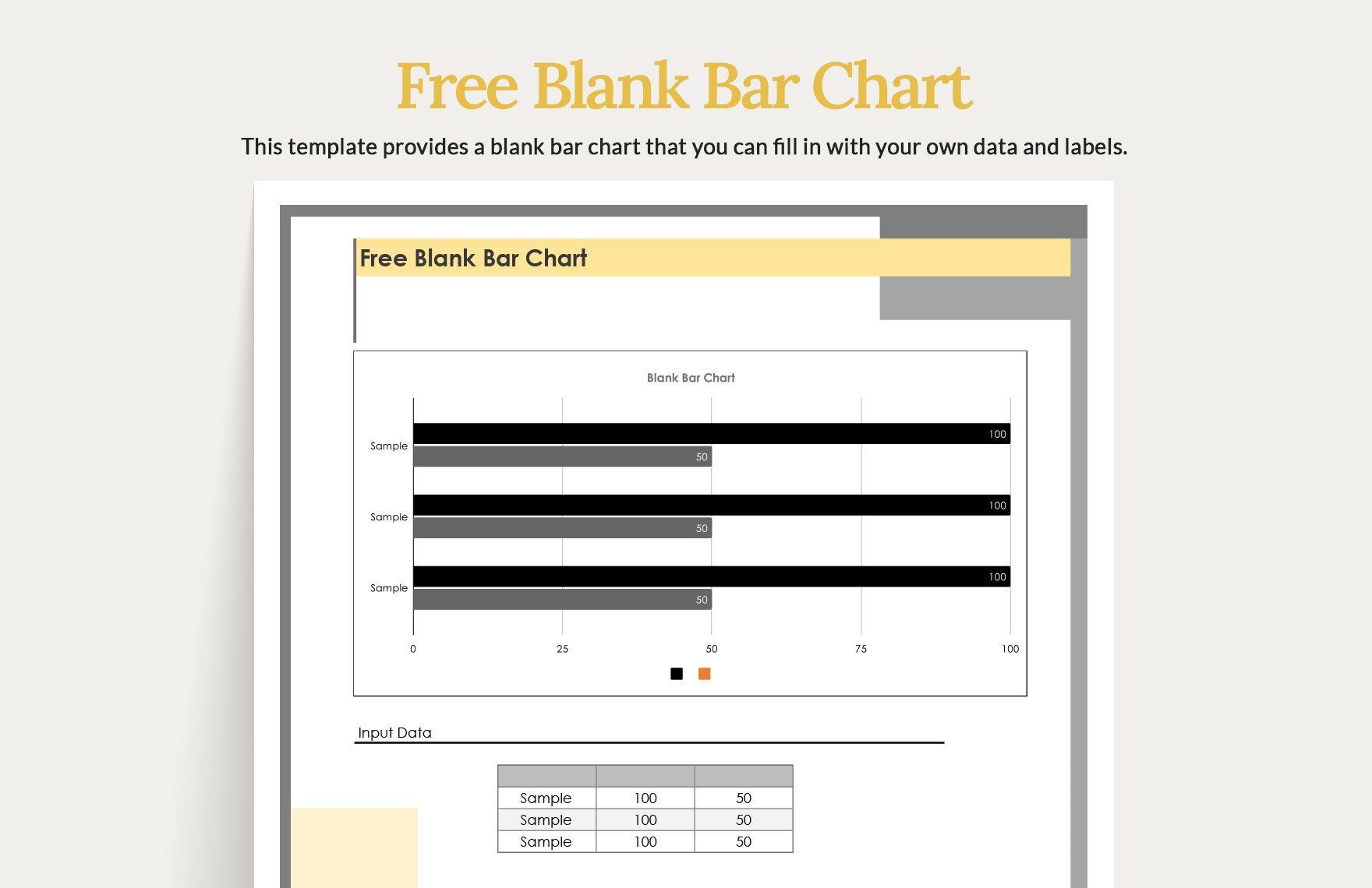 Free Blank Bar Chart