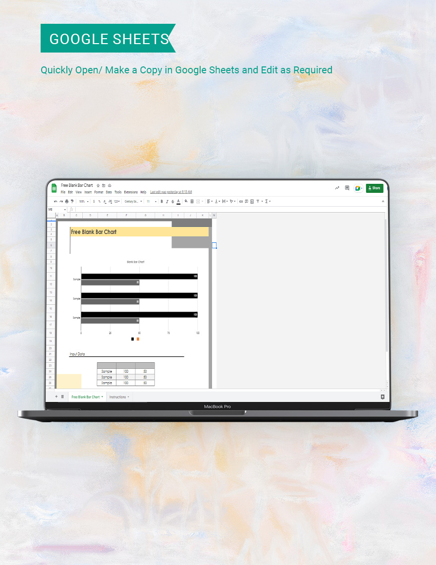 Free Blank Bar Chart - Google Sheets, Excel | Template.net