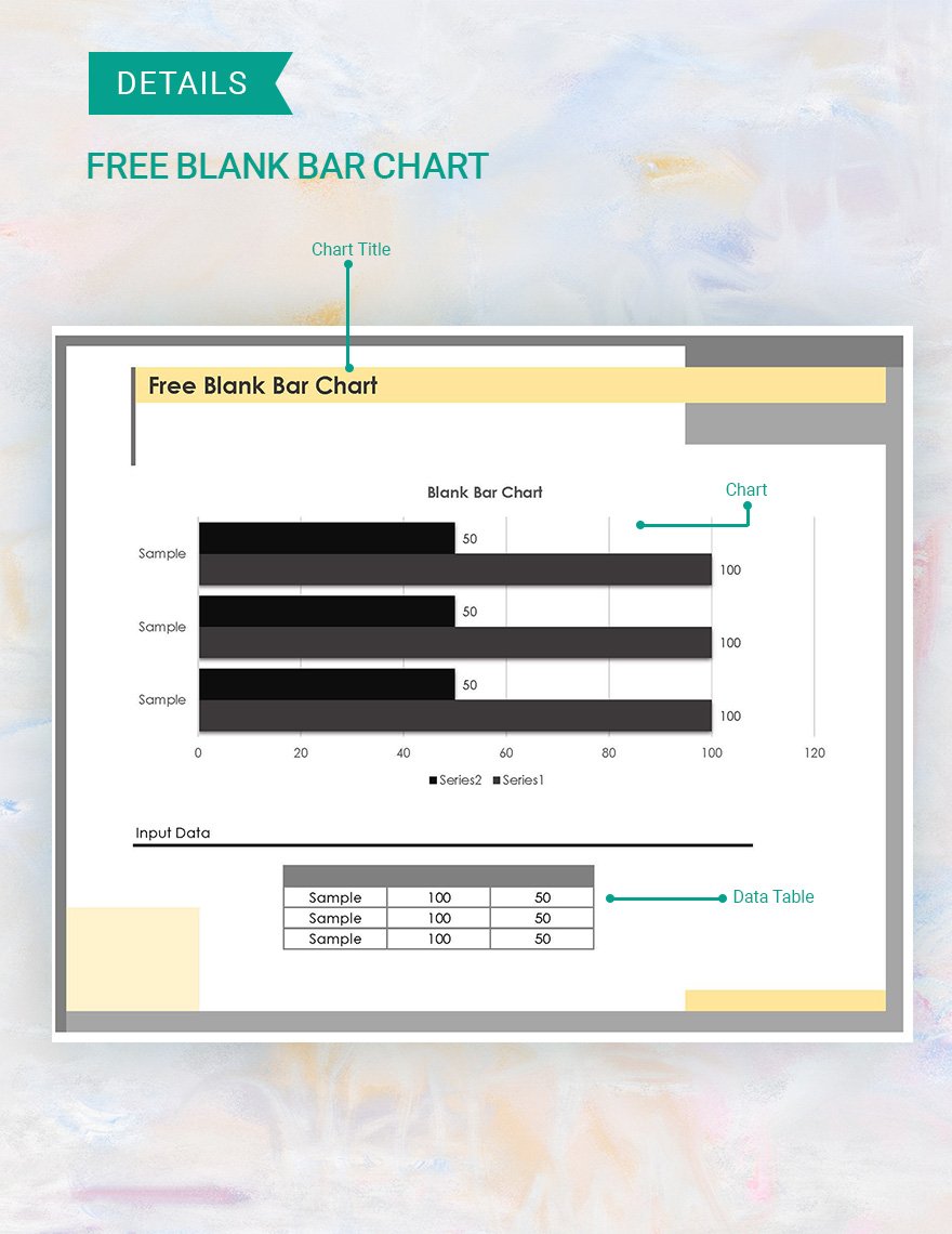 Blank Bar Chart Printable