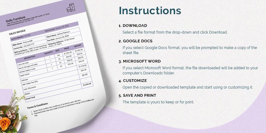 Blank Invoice Book Template