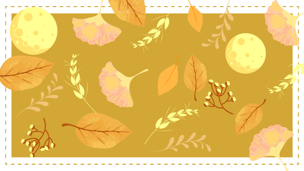 Free Golden Fall Background Template
