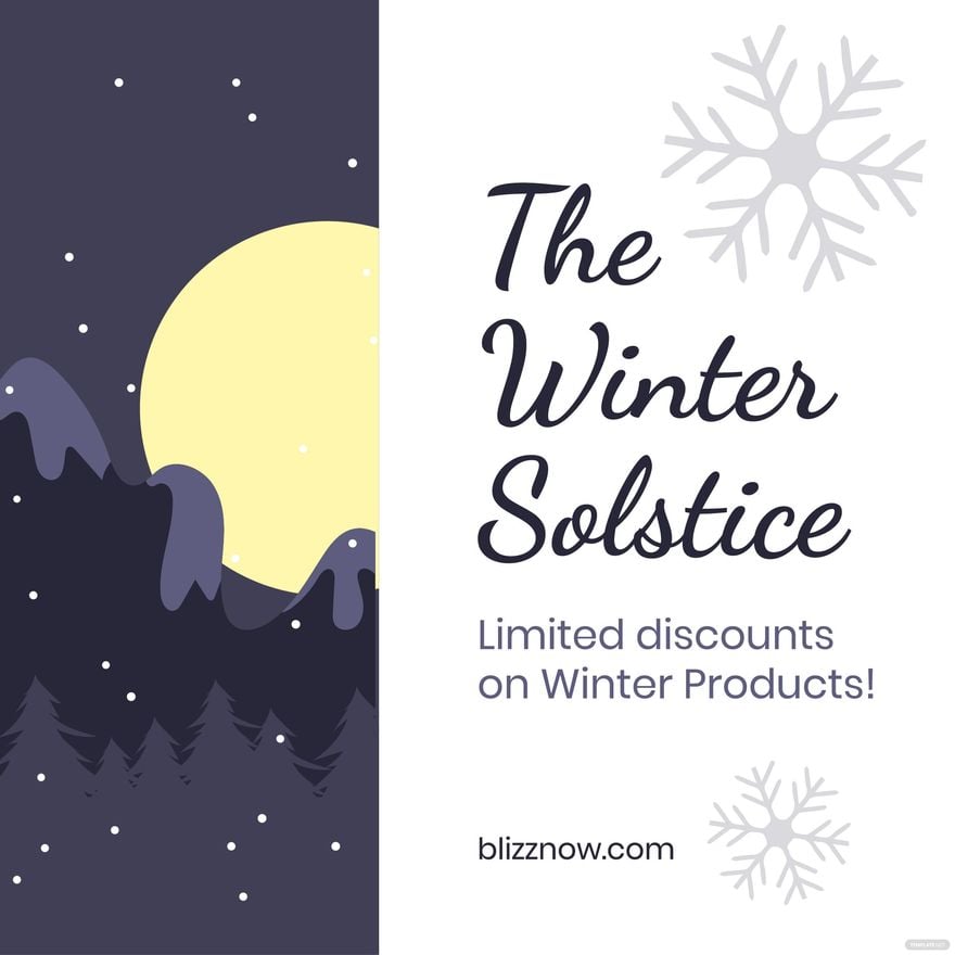 Free Winter Solstice Flyer Vector in Illustrator, PSD, EPS, SVG, PNG, JPEG