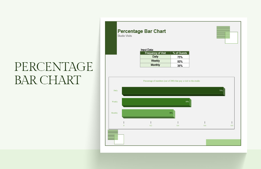 percentage-bar-chart-google-sheets-excel-template