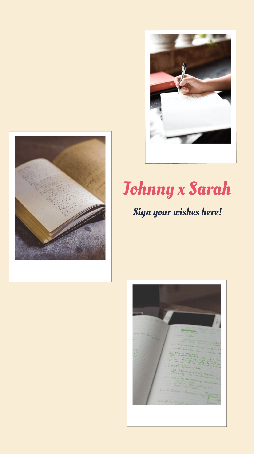 212513Polaroid Guest Book Sign Template