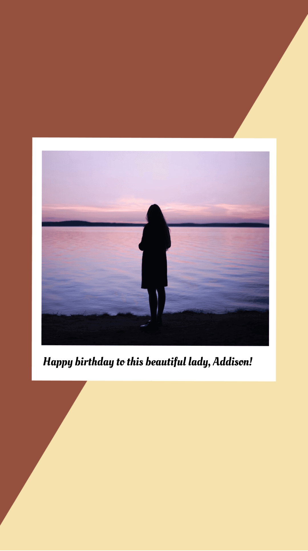 Polaroid Happy Birthday Template