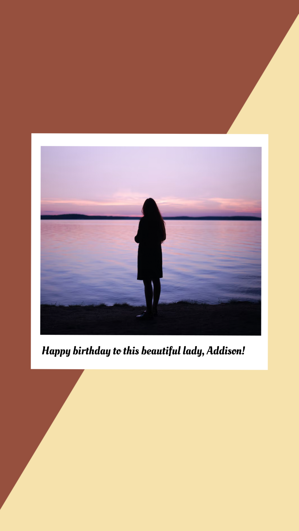 Polaroid Happy Birthday Template