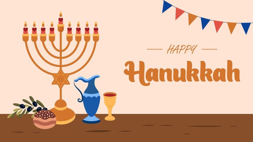 Free Hanukkah Vector Background
