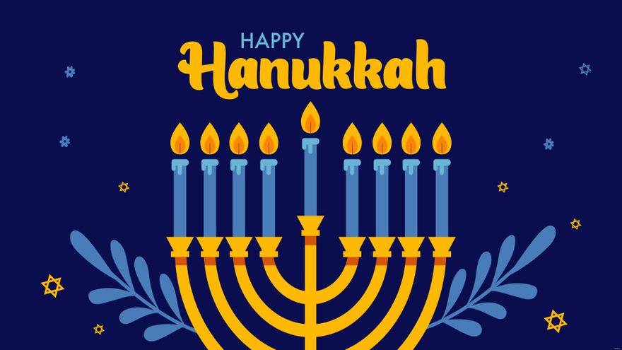 Free Hanukkah Day Background