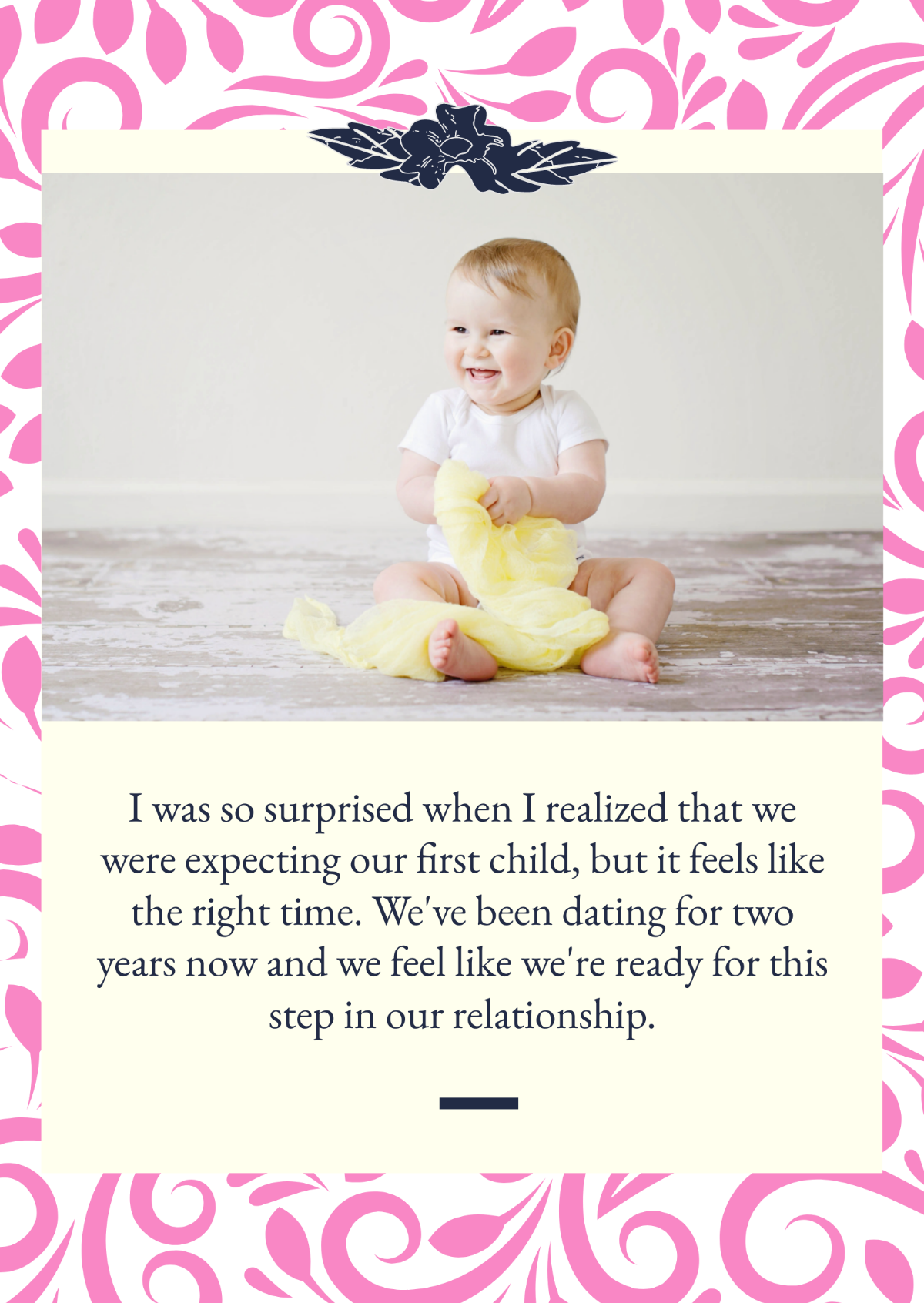 Expecting Baby Announcement Template