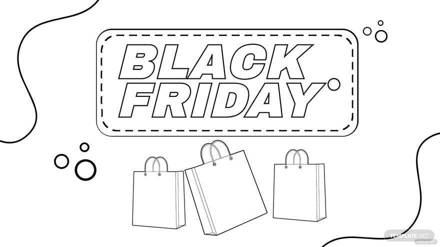 Black Friday Drawing Background
