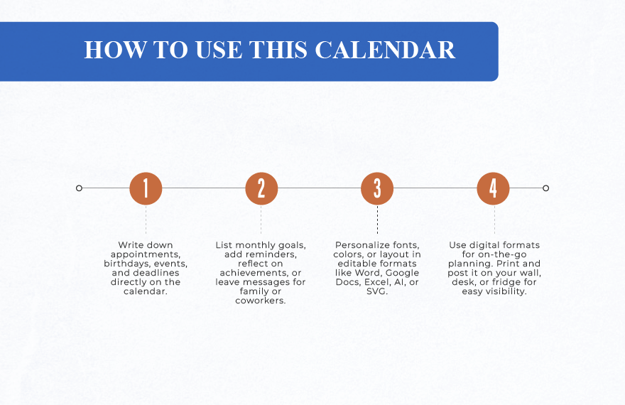 Simple August 2025 Calendar Template